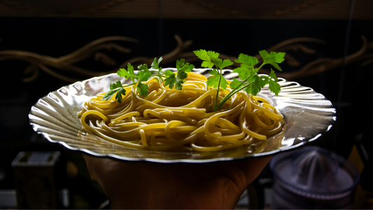 Pasta al Ajo con Aceite de Oliva.