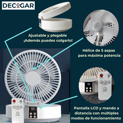 Ventilador Portátil Recargable