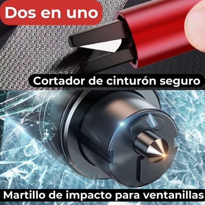 Martillo/Cortador de emergencia para coche.