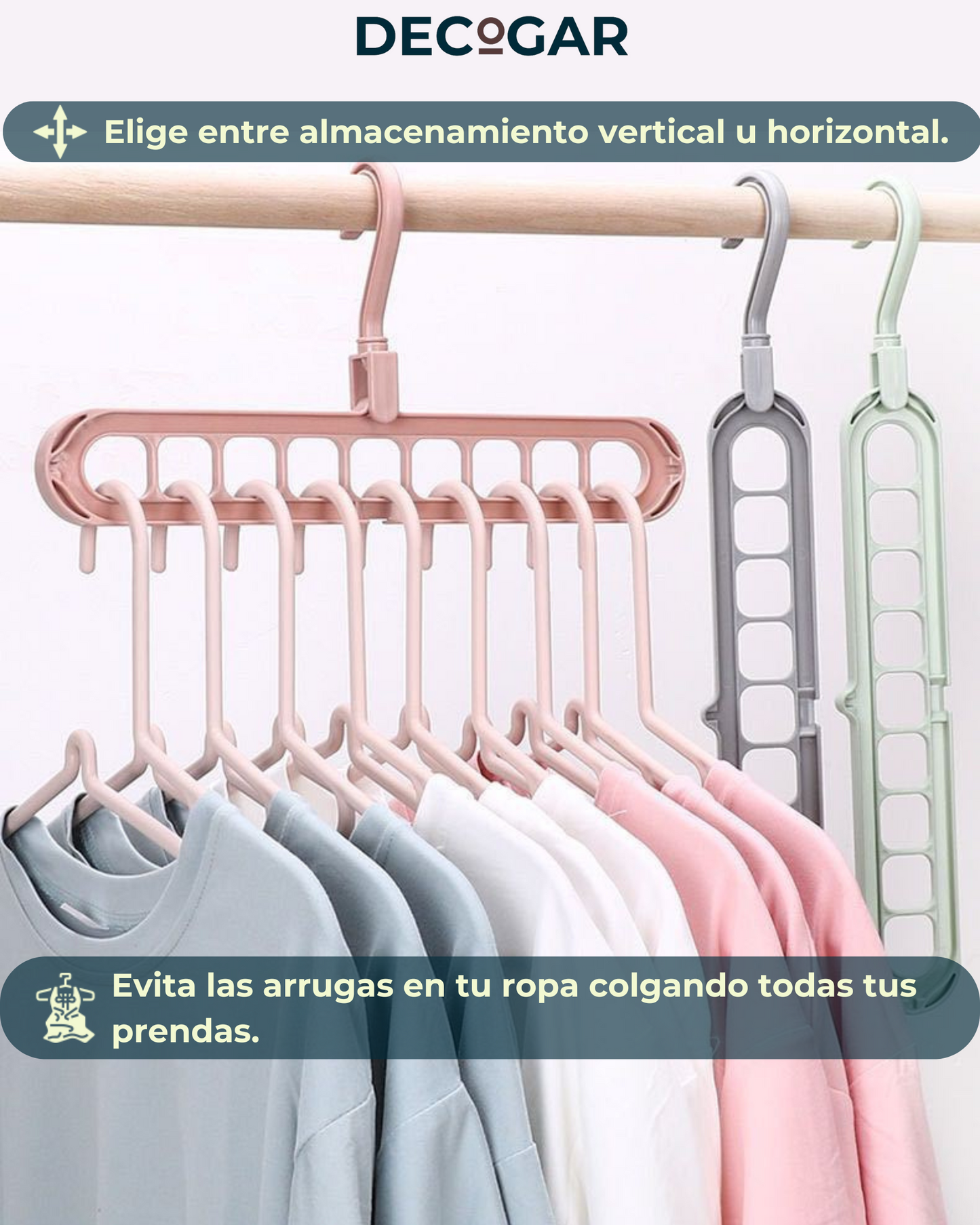 Perchas Organizadoras Resistentes