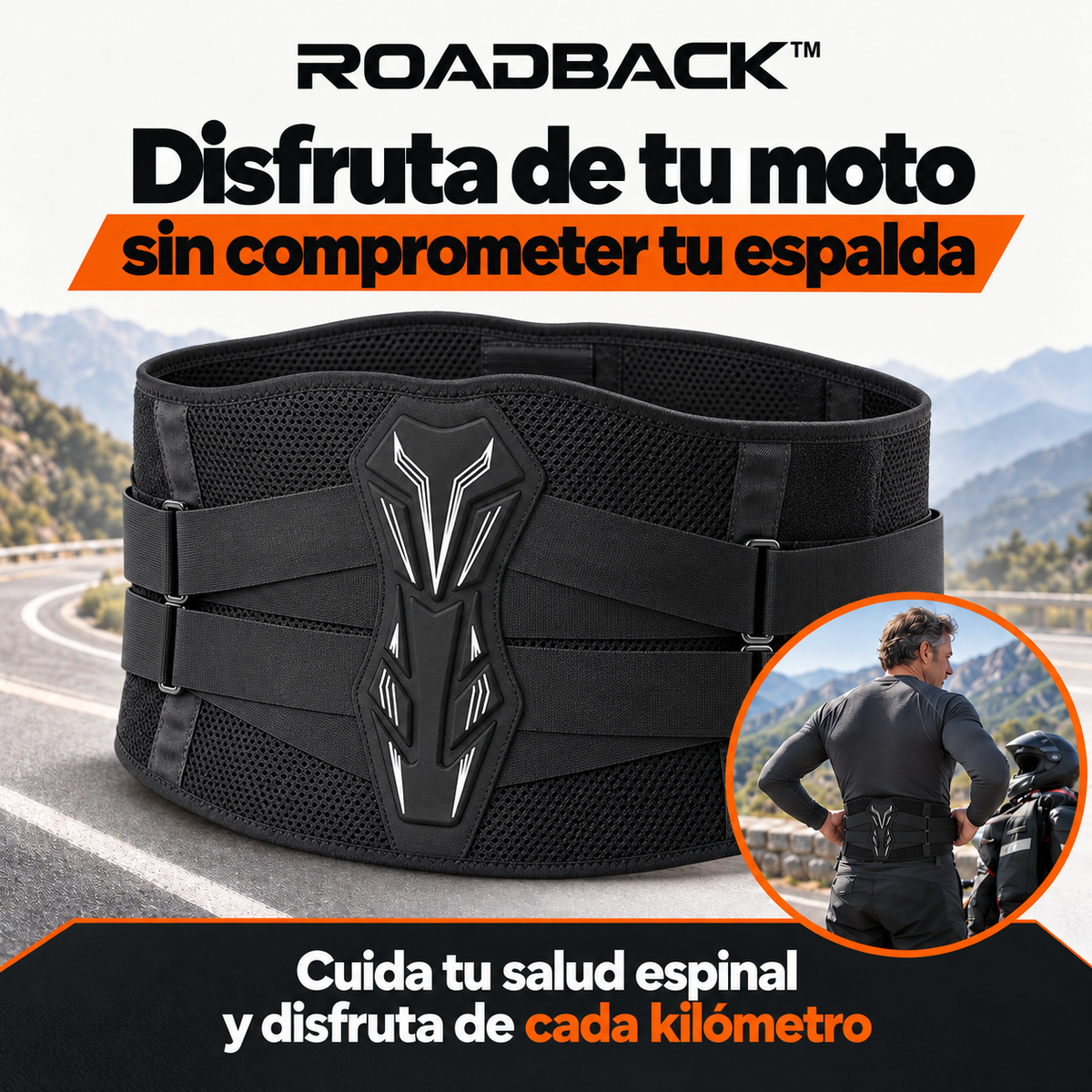 Cinturón Lumbar ROADBACK™