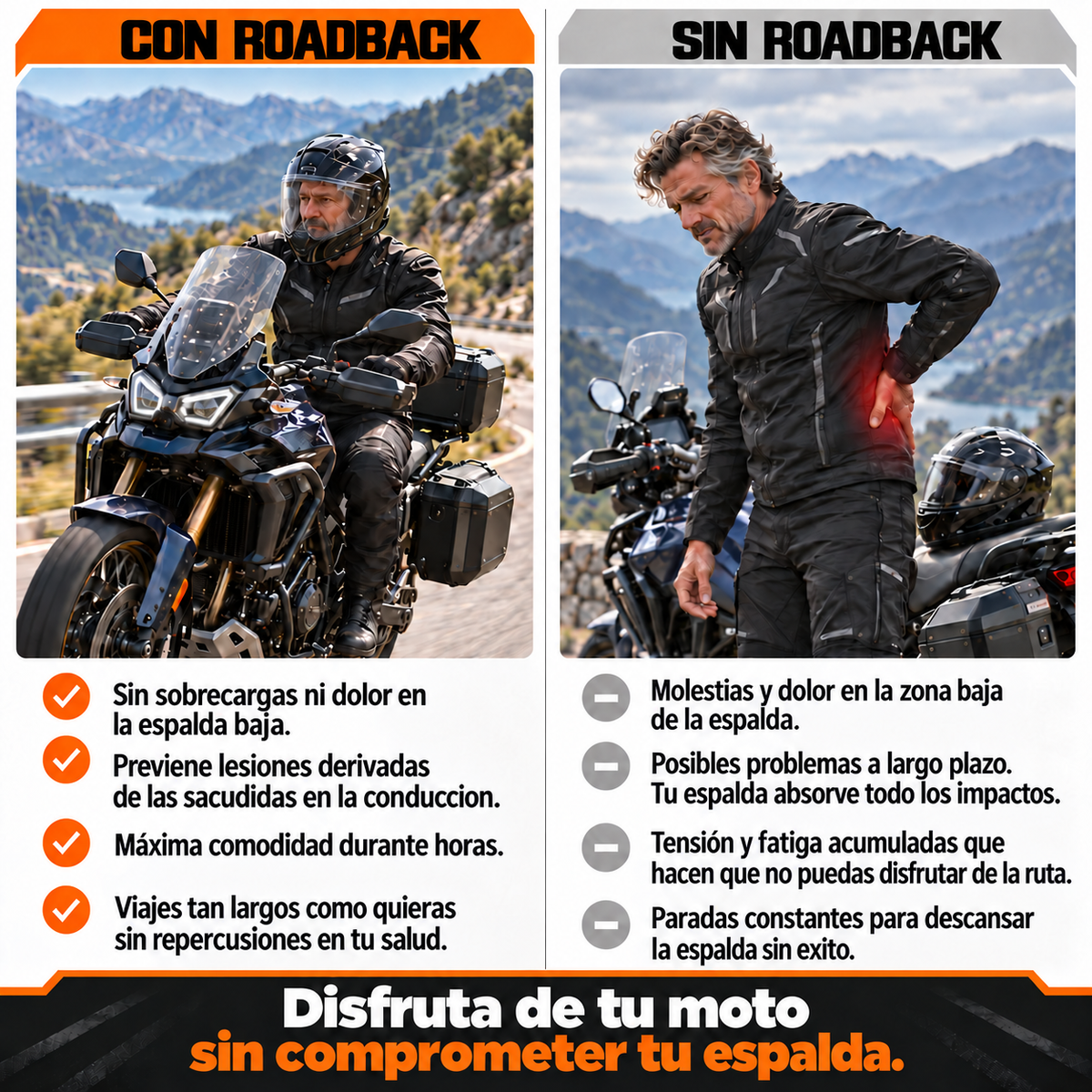 Cinturón Lumbar ROADBACK™