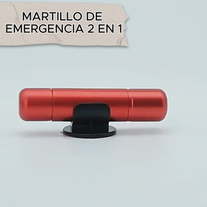 Martillo/Cortador de emergencia para coche.